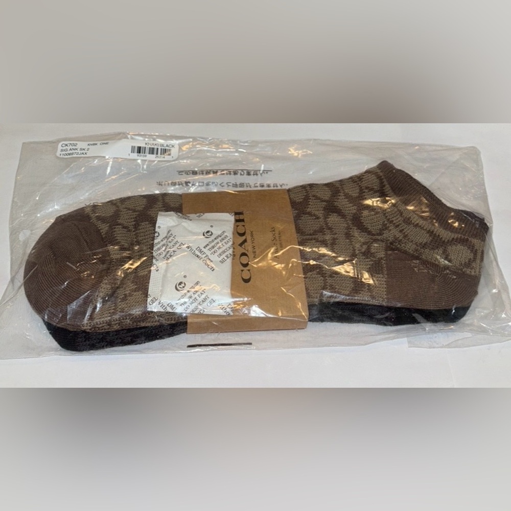 Coach Signature Ankle Socks